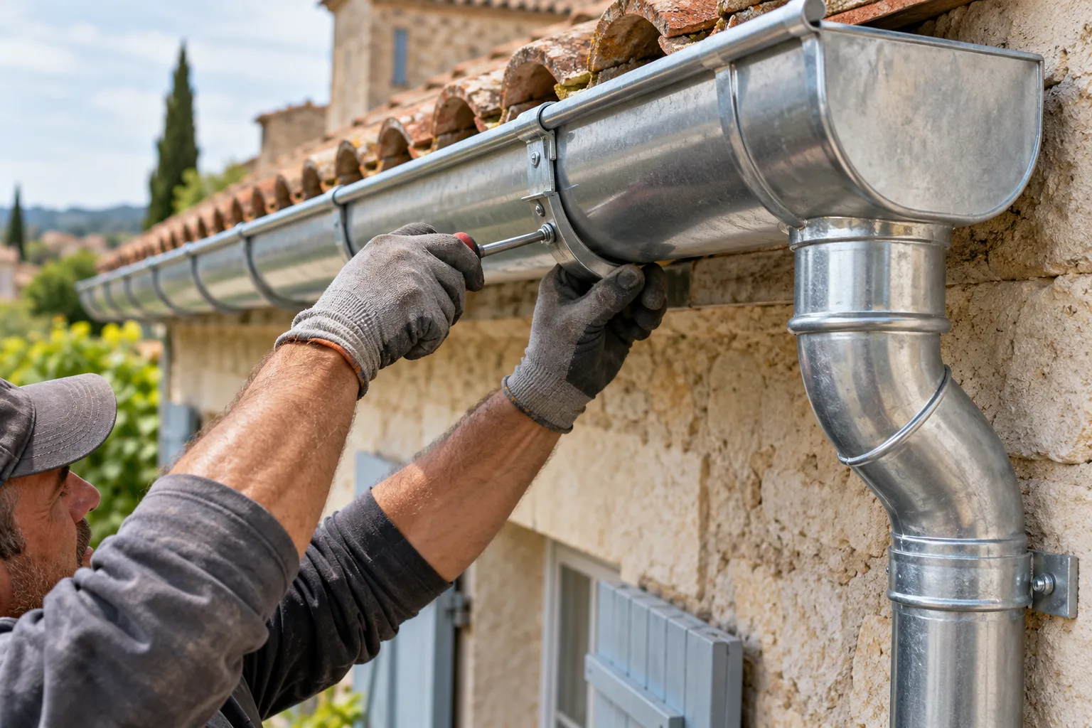 Réparation de fuite de toiture à Grasse — prestation
